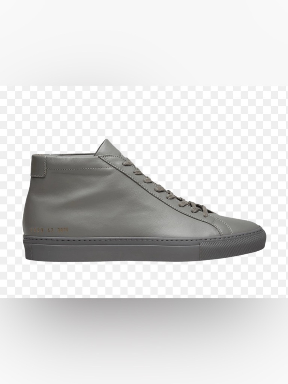Common Projects Achilles Mid Sneakers Grey Leather